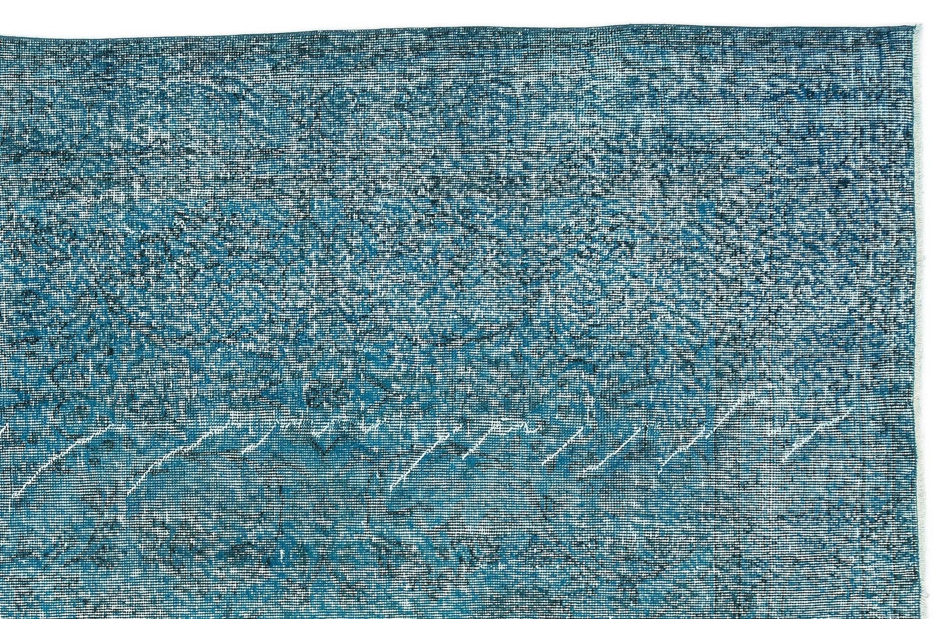 Beyaz Gri Eskitme Geometrik Yün Halı 190x285