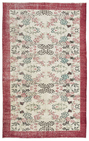 Atina Bej Eskitme Yün El Dokuma Halısı 159 x 254 Apex Unique