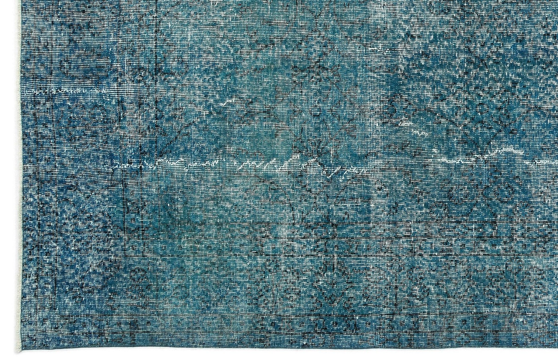 Beyaz Krem Eskitme Modern Yün Halı 208x308