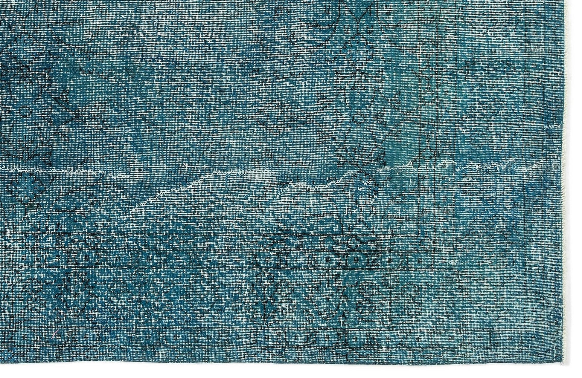 Beyaz Krem Eskitme Modern Yün Halı 208x308