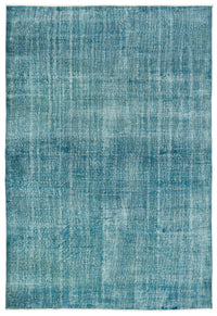 6 Metrekare El Dokuma Yün Halı Beyaz Detaylı Kök Boyalı 210x308 cm 12303