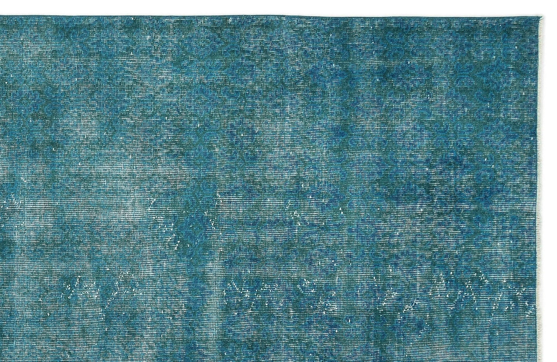 Beyaz Krem Eskitme Modern Yün Halı 211x308