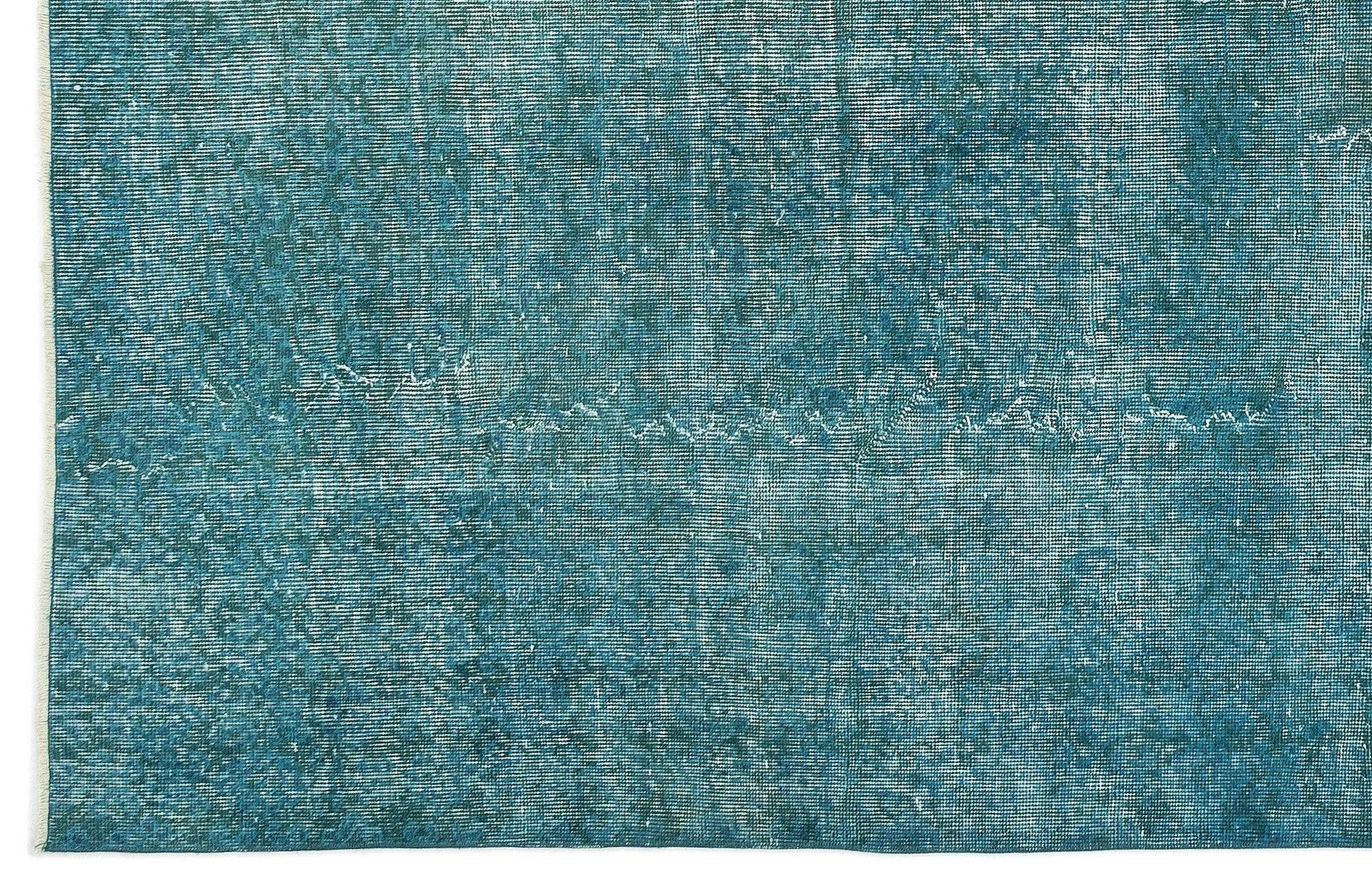 Beyaz Krem Eskitme Modern Yün Halı 211x308