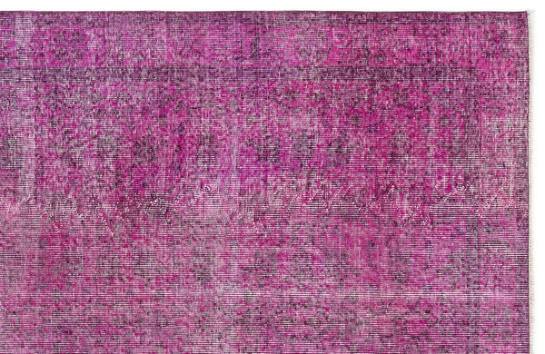 Pembe Anadolu Eskitme Klasik Yün Halı 169x260 - Özel Seri