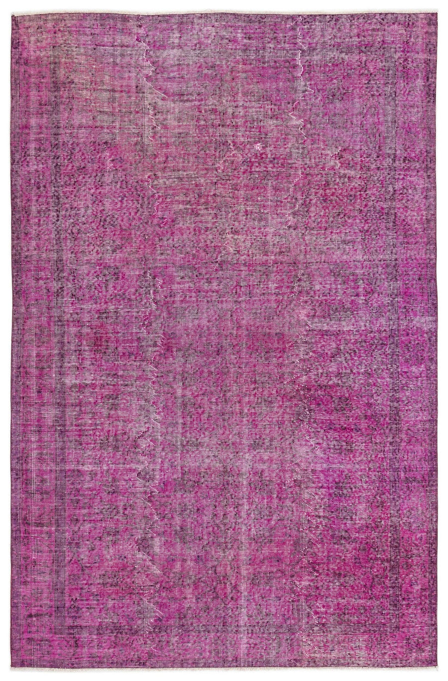 Pembe Anadolu Eskitme Klasik Yün Halı 169x260 - Özel Seri