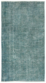 Beyaz Krem Eskitme Modern Yün Halı 116x216