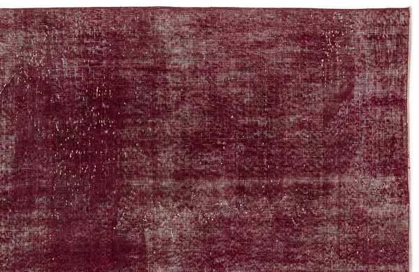 Kırmızı Anadolu Bohem Çiçekli Yün Halı 138x232 - Özel Seri