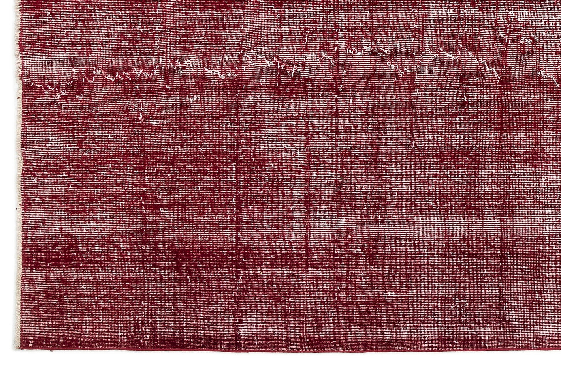 Atina Kırmızı Eskitme Yün El Dokuma Halısı 206 x 305 Apex Unique