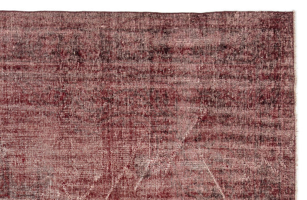 Kırmızı Anadolu Madalyonlu Modern Yün Halı 220x333 - Özel Seri