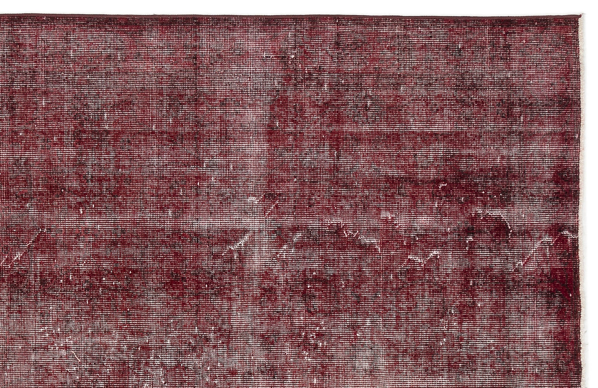 Atina Kırmızı Eskitme Yün El Dokuma Halısı 171 x 281 Apex Unique