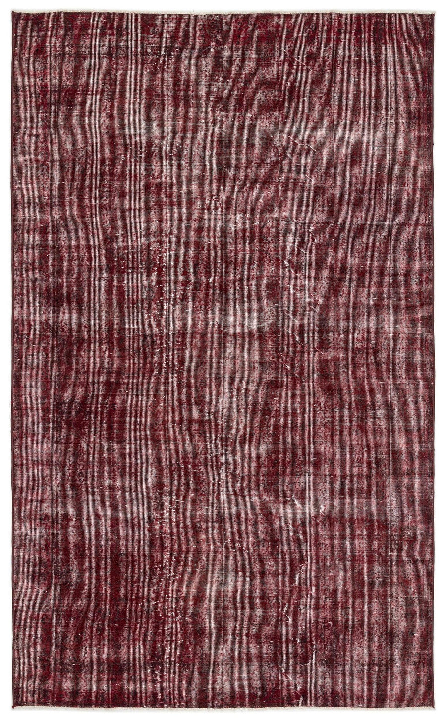 Kırmızı Anadolu Eskitme Yün Halı 171x281 - Özel Seri