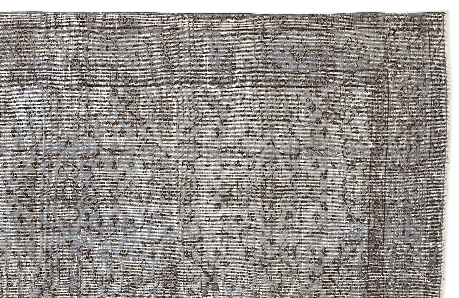 Atina Mavi Eskitme Yün El Dokuma Halısı 173 x 270 Apex Unique