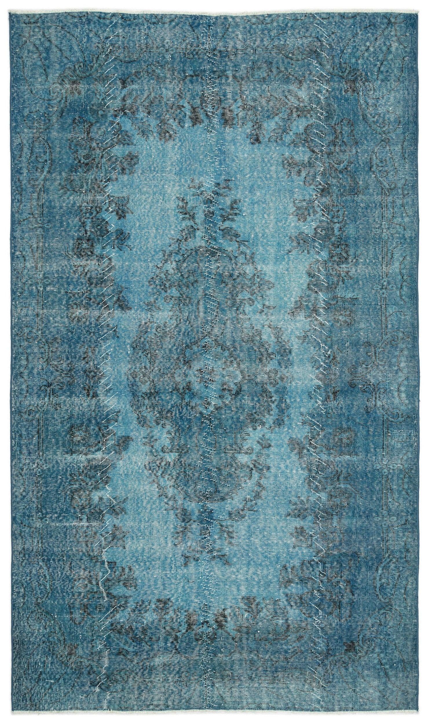 Antrasit Beyaz Bohem Eskitme Yün Halı 170x293