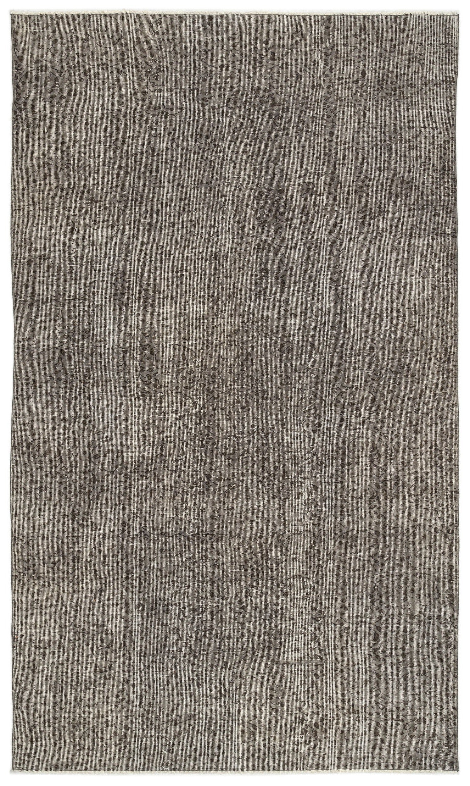 Atina Gri Eskitme Yün El Dokuma Halısı 167 x 287 Apex Unique