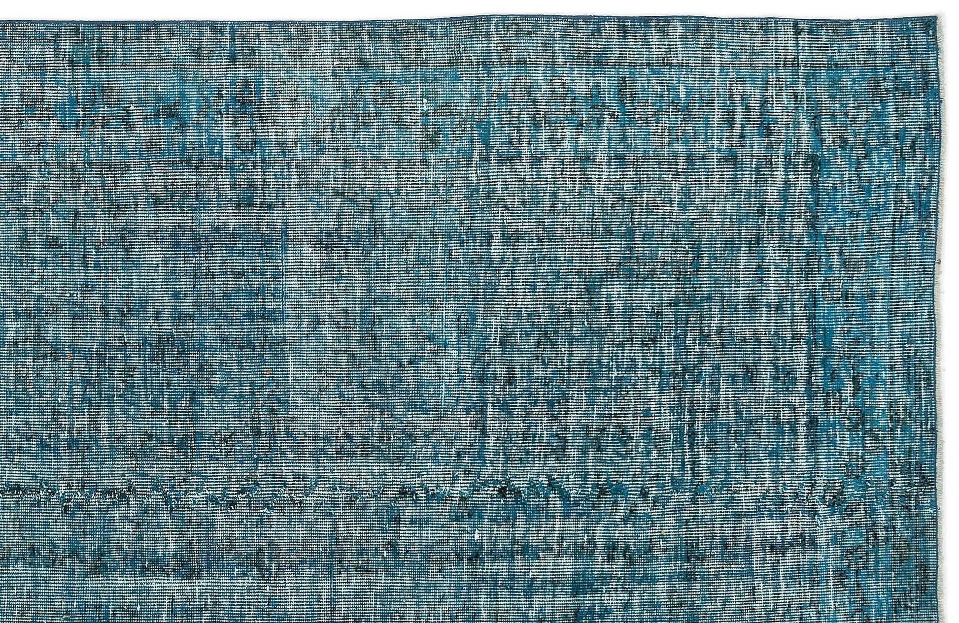 Gri Krem Eskitme Geometrik Yün Halı 141x247