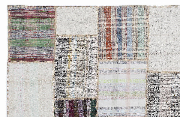 Bej Anadolu Geometrik Modern Yün Halı 160x230 - Özel Seri