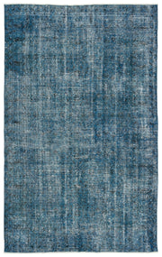 Beyaz Krem Eskitme Geometrik Yün Halı 174x283