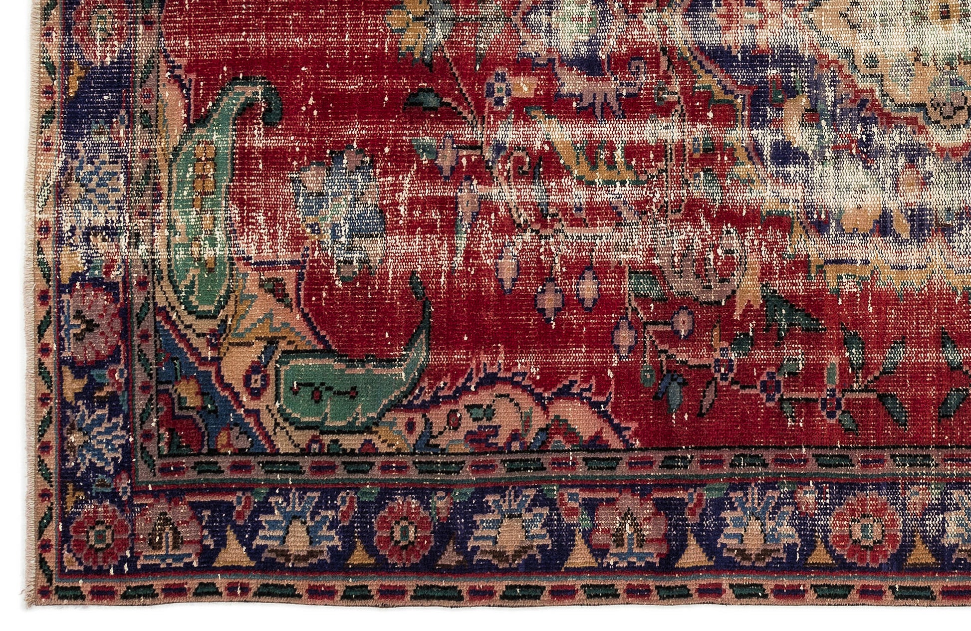 Atina Bej Eskitme Yün El Dokuma Halısı 188 x 271 Apex Unique