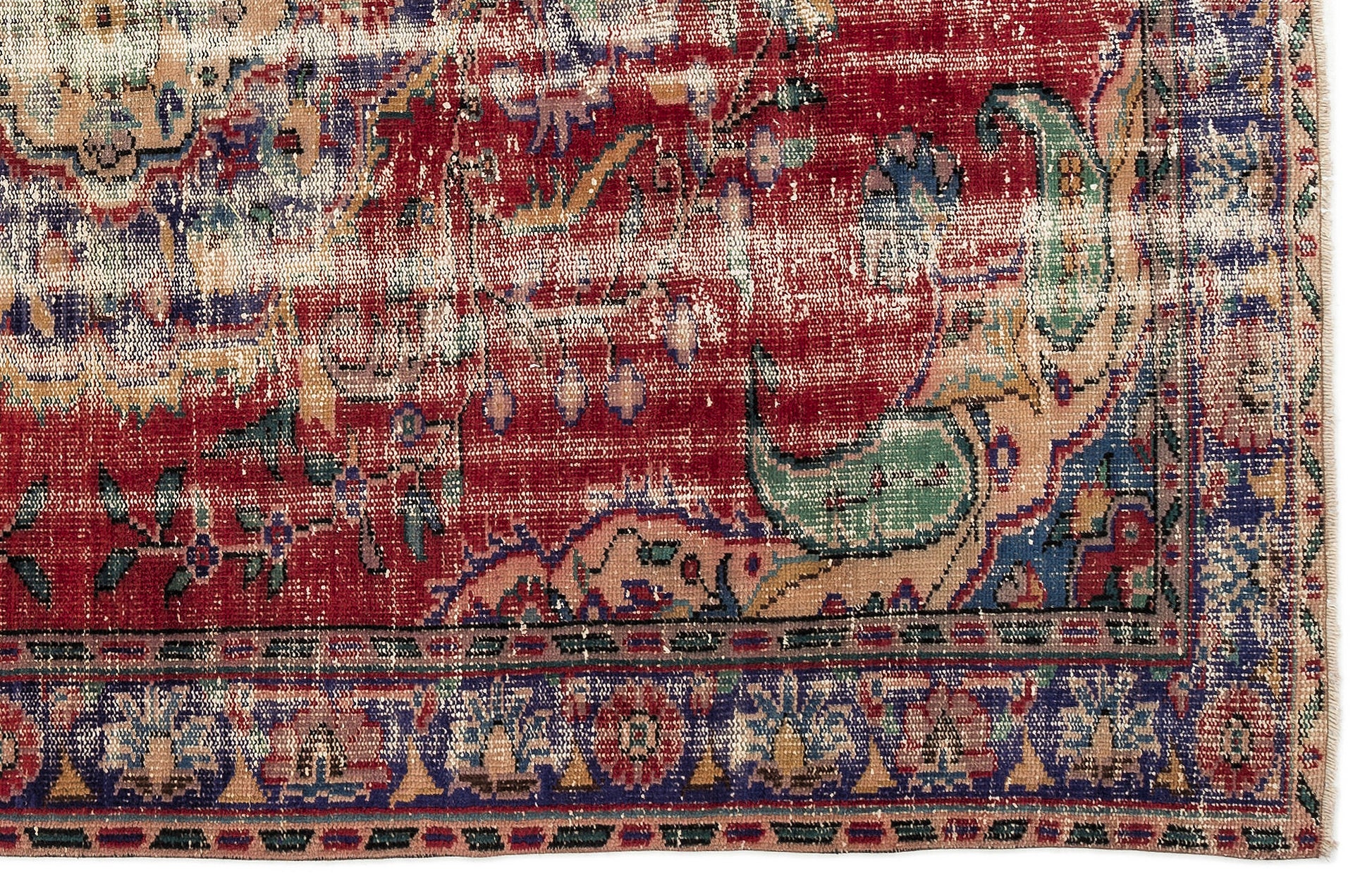 Atina Bej Eskitme Yün El Dokuma Halısı 188 x 271 Apex Unique