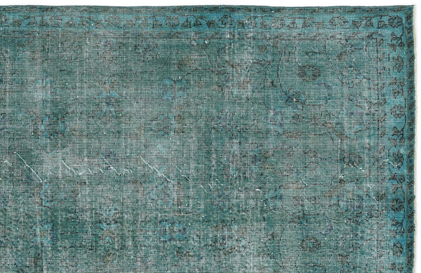Beyaz Gri Bohem Eskitme Yün Halı 108x206