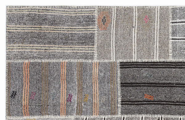 Bej Anadolu Bohem Geometrik Yün Halı 160x230 - Özel Seri