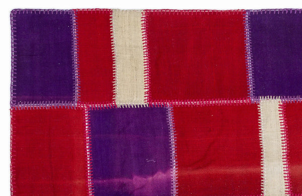 Pembe Anadolu Geometrik Modern Yün Halı 160x230 - Özel Seri