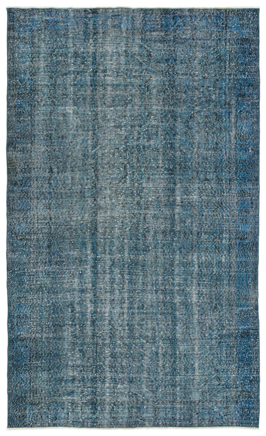 Beyaz Gri Modern Çiçekli Yün Halı 173x290
