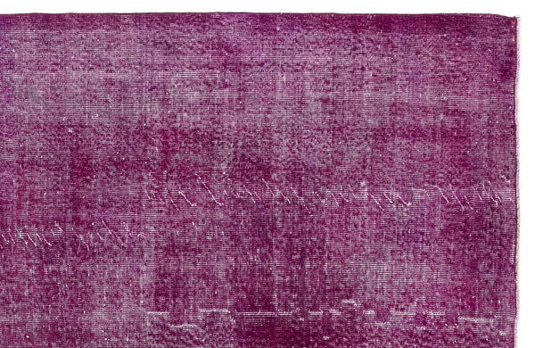Pembe Anadolu Eskitme Klasik Yün Halı 201x303 - Özel Seri