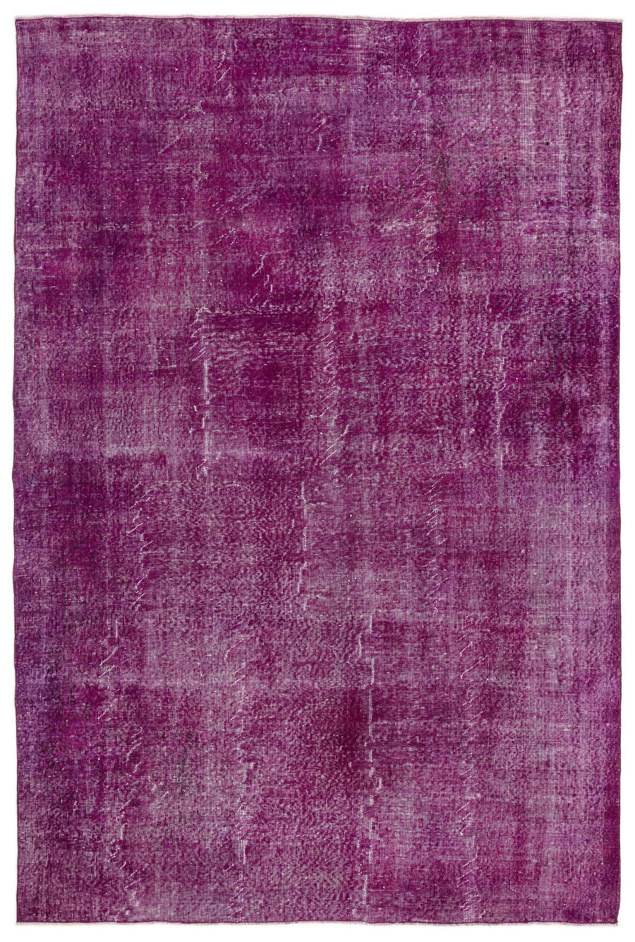 Pembe Anadolu Eskitme Klasik Yün Halı 201x303 - Özel Seri