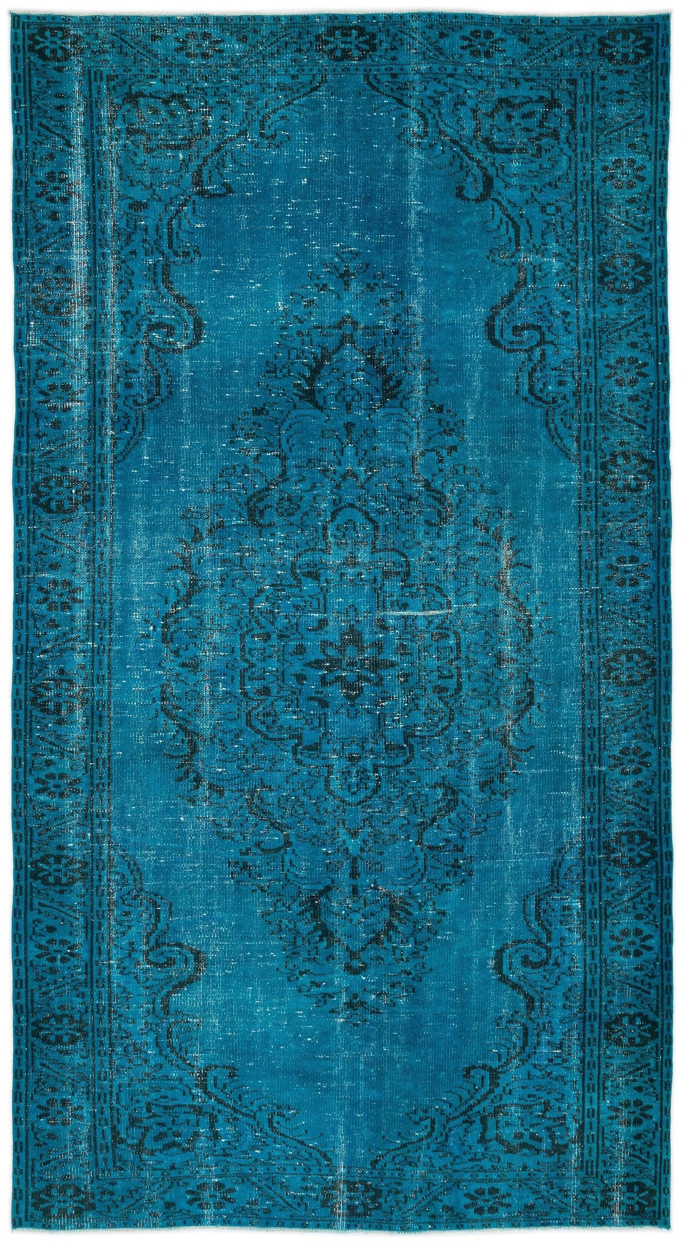 Antrasit Beyaz Bohem Eskitme Yün Halı 175x326