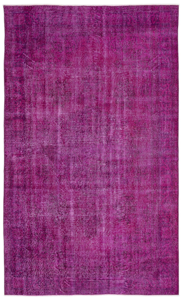 Pembe Anadolu Eskitme Klasik Yün Halı 164x274 - Özel Seri