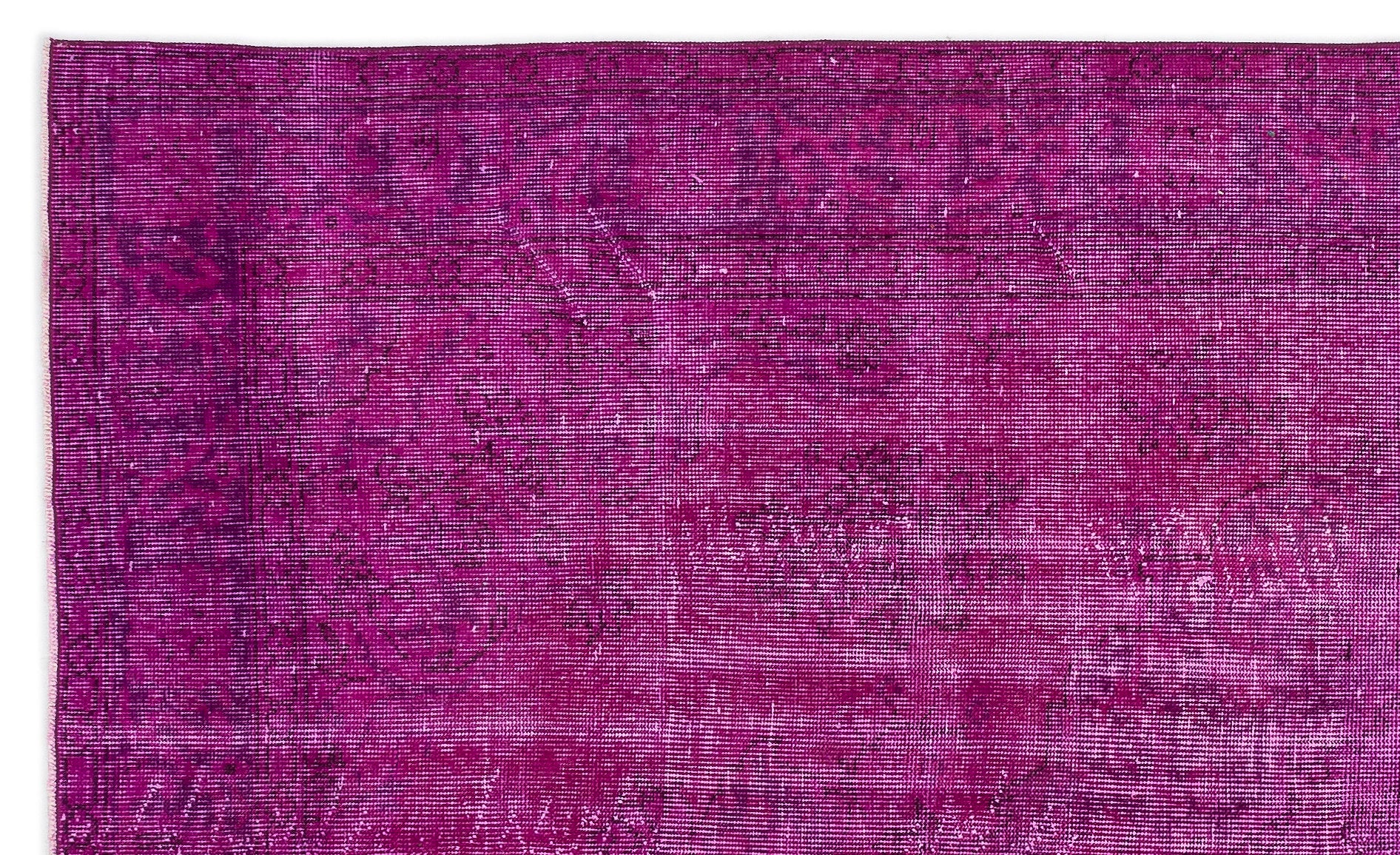 Atina Pembe Eskitme Yün El Dokuma Halısı 164 x 274 Apex Unique