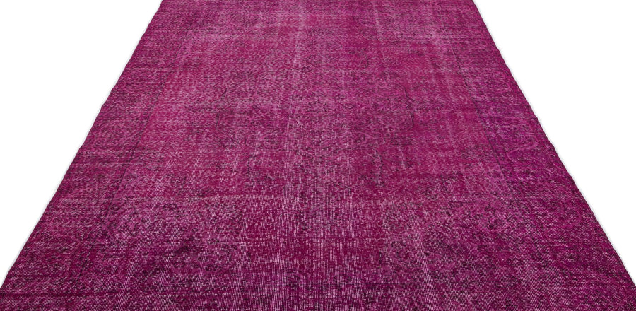 Pembe Anadolu Klasik Madalyonlu Yün Halı 190x280 - Özel Seri