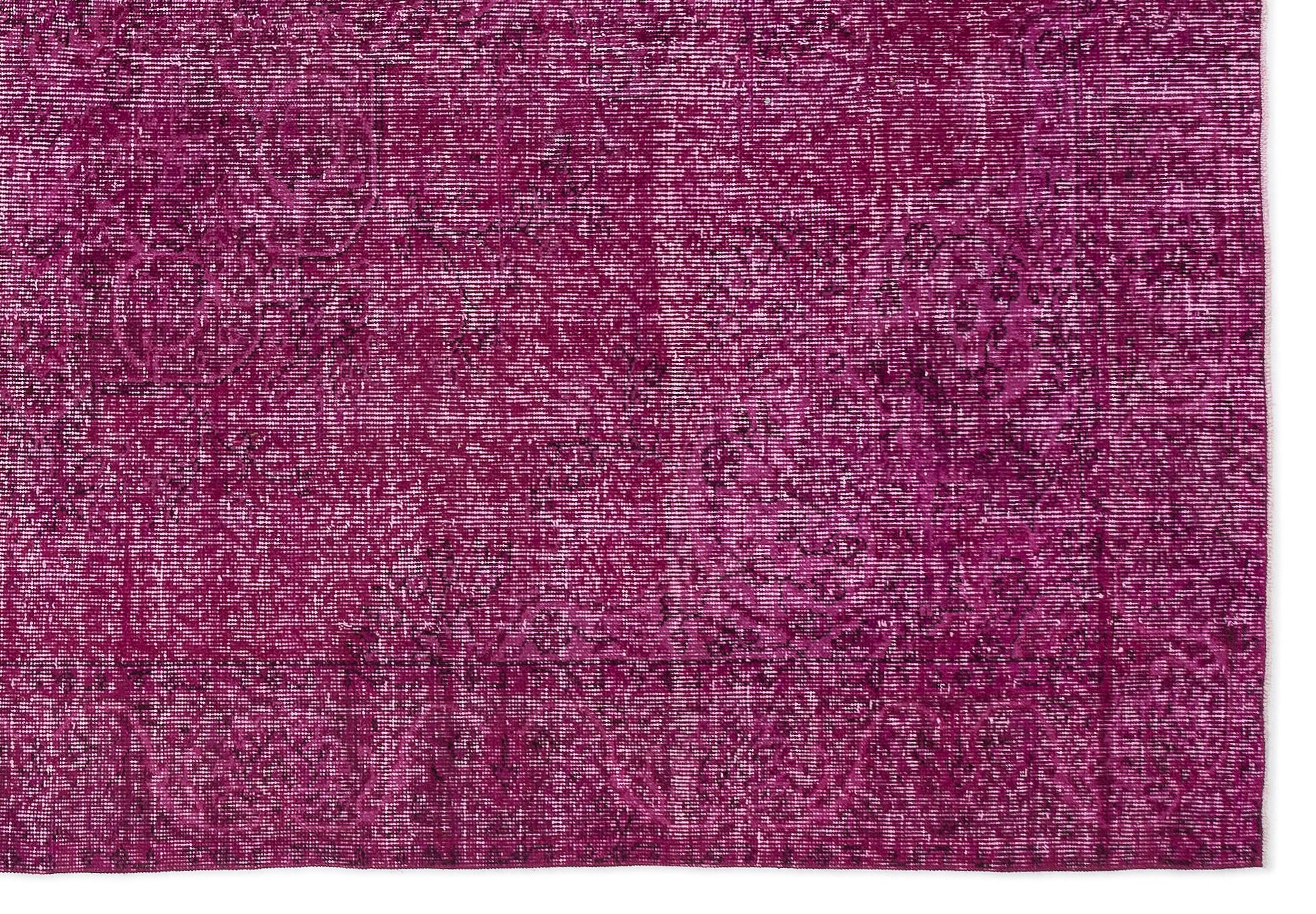 Atina Pembe Eskitme Yün El Dokuma Halısı 190 x 280 Apex Unique