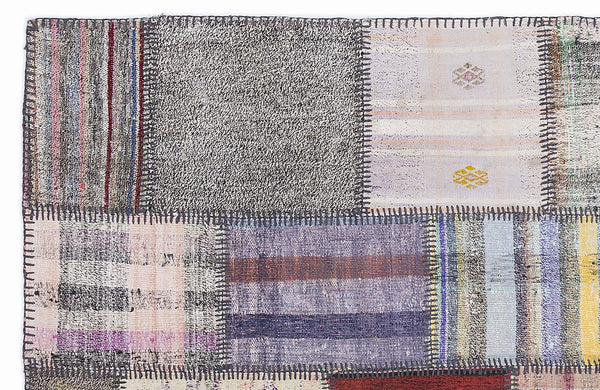 Bej Anadolu Bohem Geometrik Yün Halı 160x230 - Özel Seri