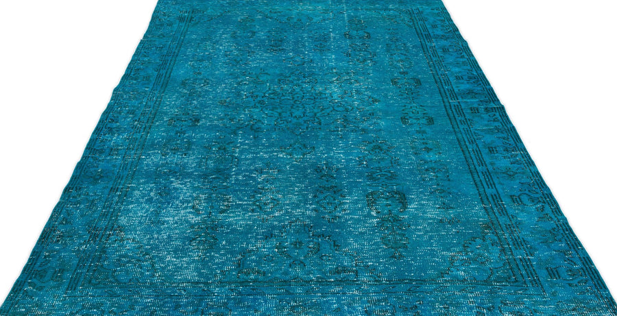 Beyaz Krem Bohem Eskitme Yün Halı 184x301