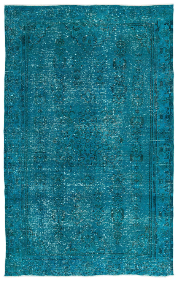 Beyaz Krem Bohem Eskitme Yün Halı 184x301