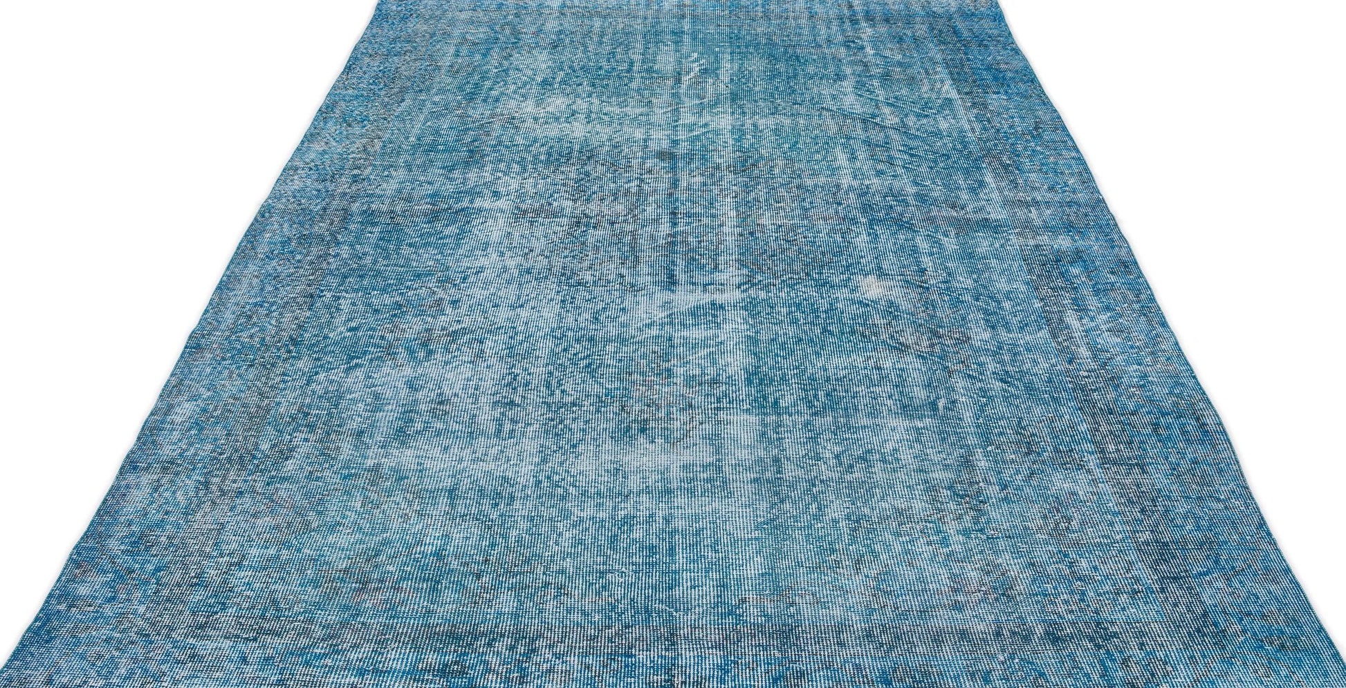 Beyaz Gri Eskitme Modern Yün Halı 180x296