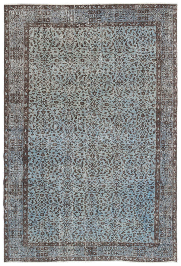 Mavi Anadolu Vintage Stil Yün Halı 167x253 - Özel Seri