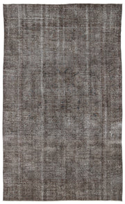 Atina Gri Eskitme Yün El Dokuma Halısı 197 x 326 Apex Unique