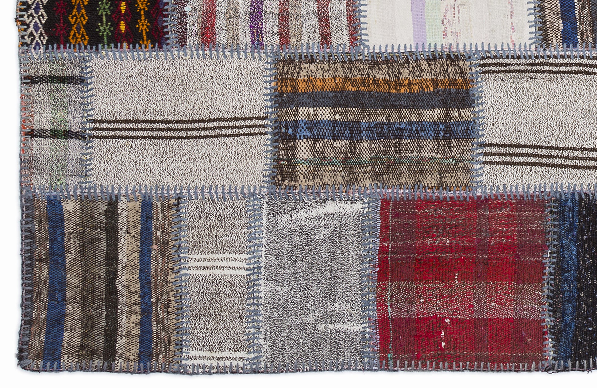 Teselya Bej Çizgili Yün El Dokuma Halısı 160 x 230 Apex Unique