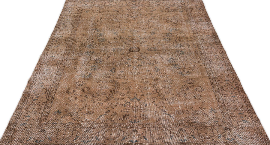 Orientalischer Teppich Braun im Vintage-Look 158x265 cm – im Flur