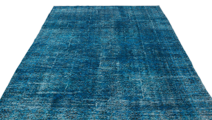 Beyaz Gri Eskitme Geometrik Yün Halı 183x304