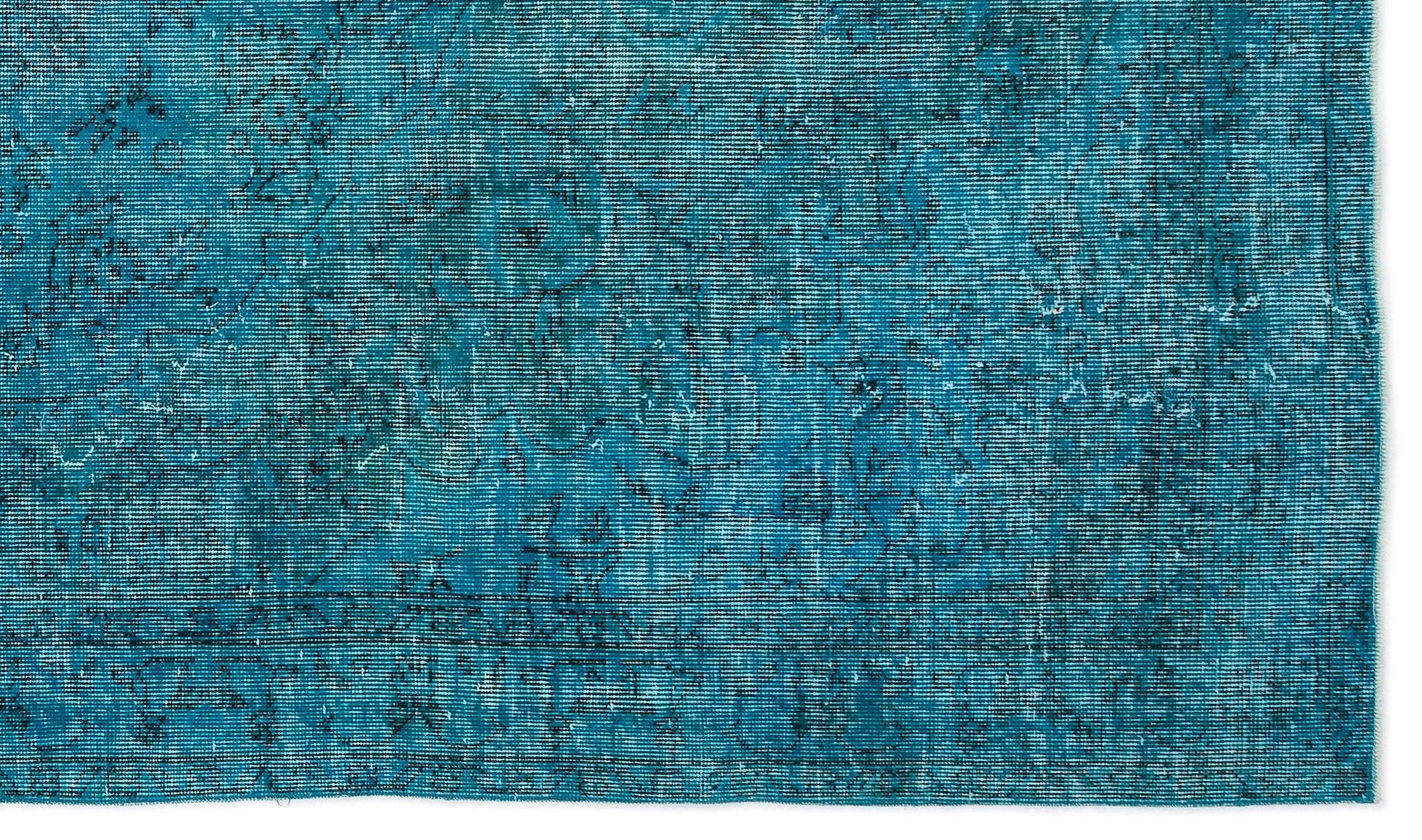 Beyaz Krem Bohem Eskitme Yün Halı 169x292
