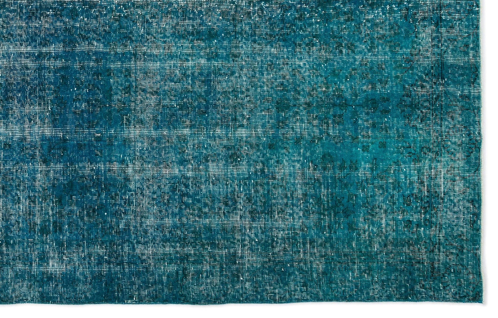 Beyaz Krem Bohem Eskitme Yün Halı 192x304