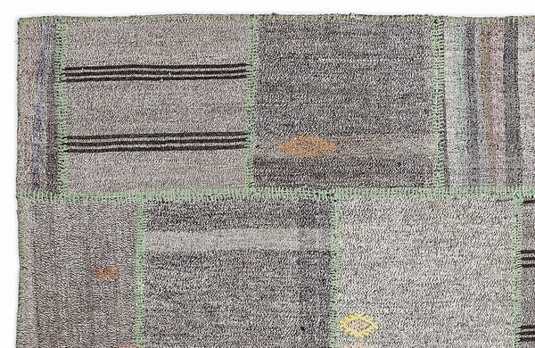 Bej Anadolu Geometrik Modern Yün Halı 160x230 - Özel Seri