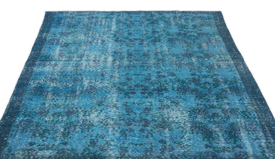 Beyaz Krem Bohem Eskitme Yün Halı 161x236