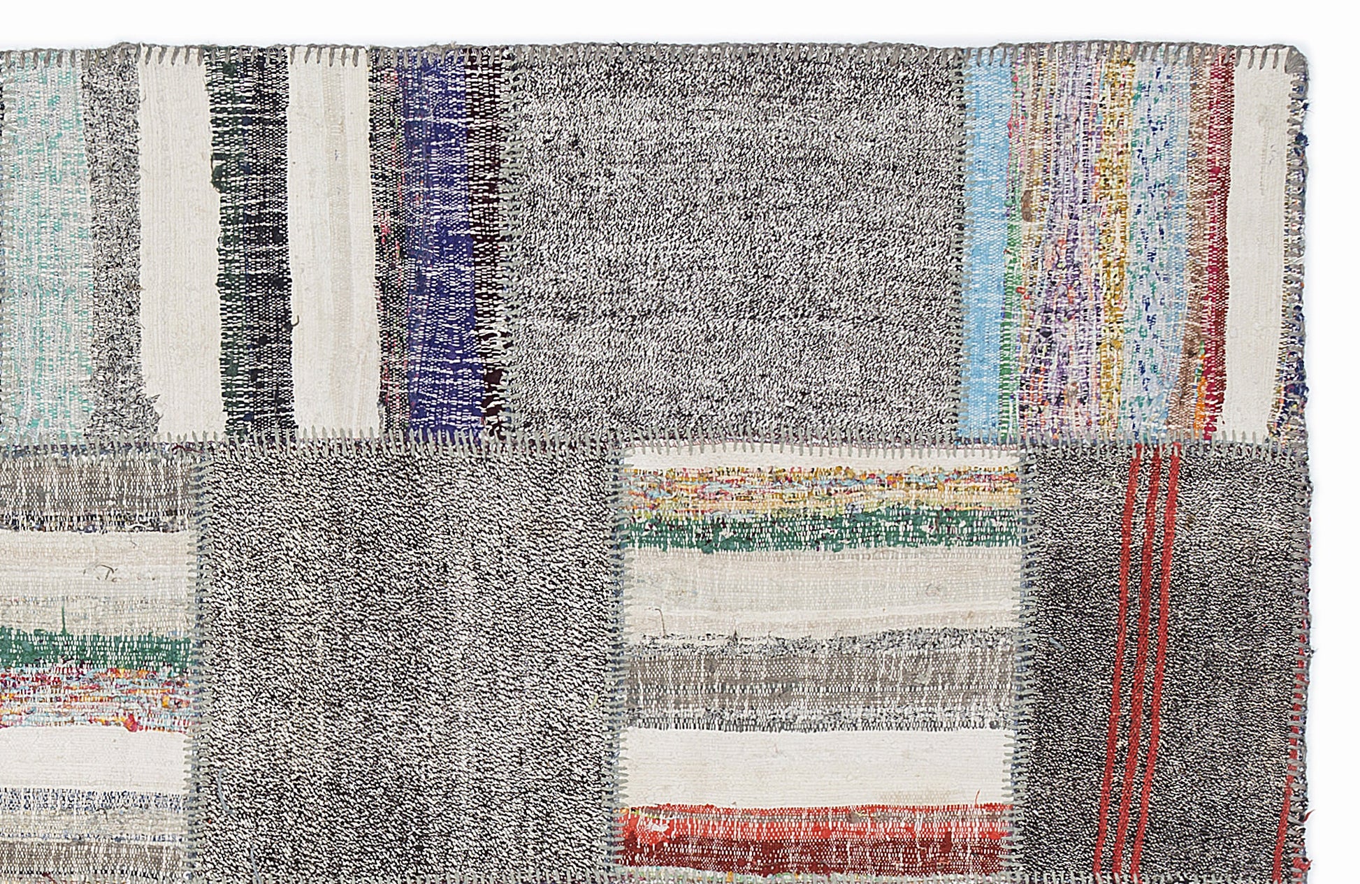 Teselya Kahverengi Çizgili Yün El Dokuma Halısı 160 x 230 Apex Unique