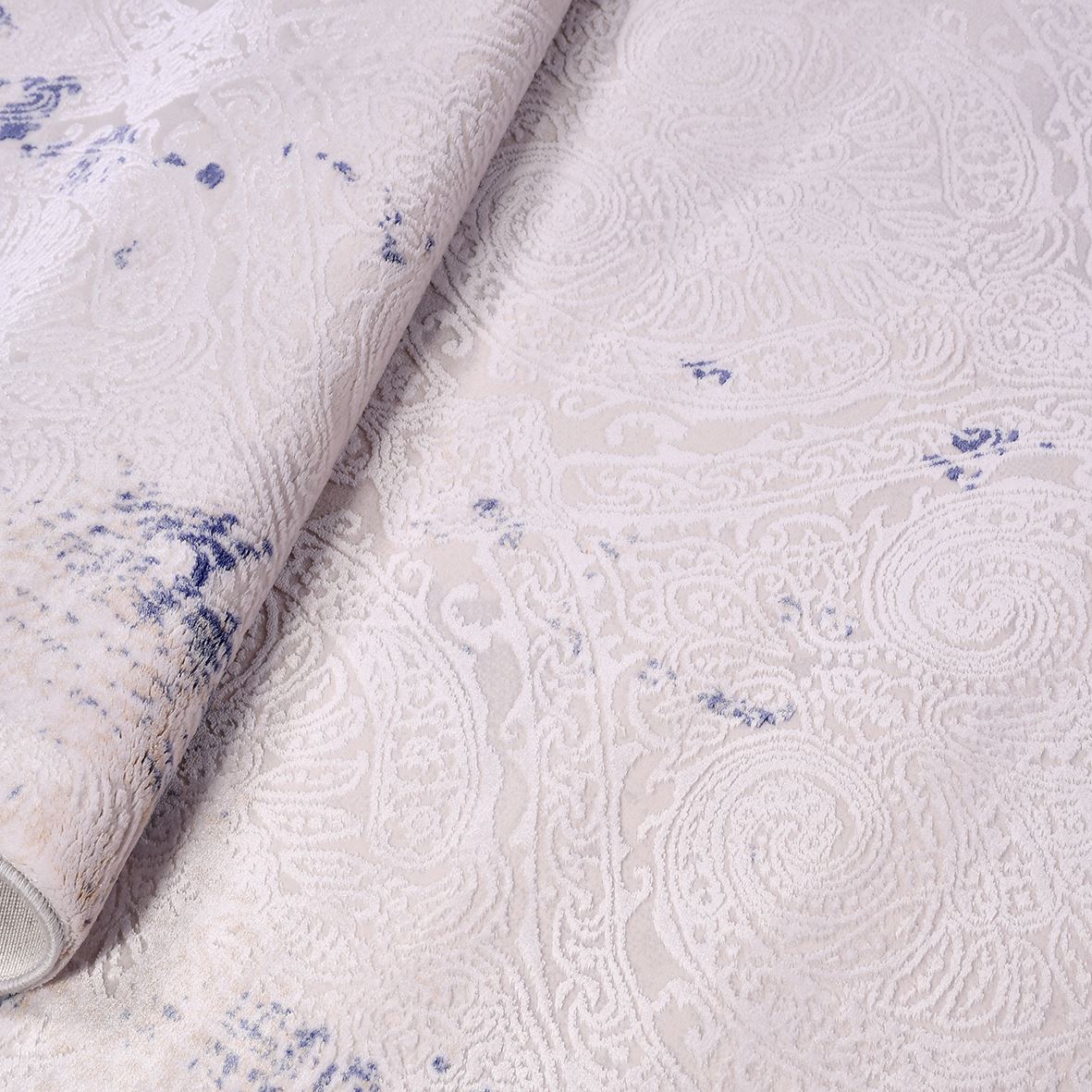 Royalty Krem Modern Bambu Akrilik Makine Halısı Crea