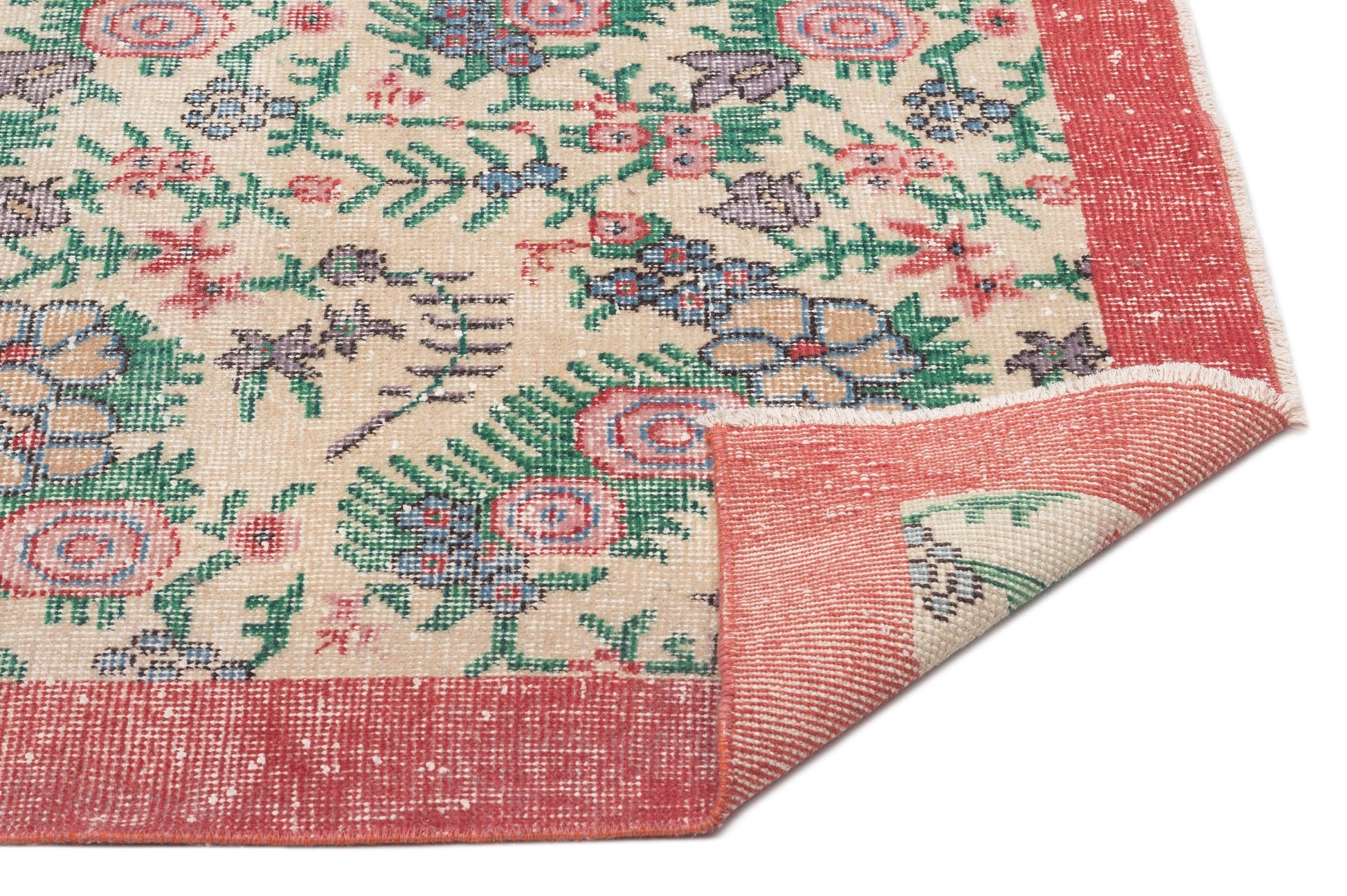 Atina Bej Eskitme Yün El Dokuma Halısı 215 x 311 Apex Unique